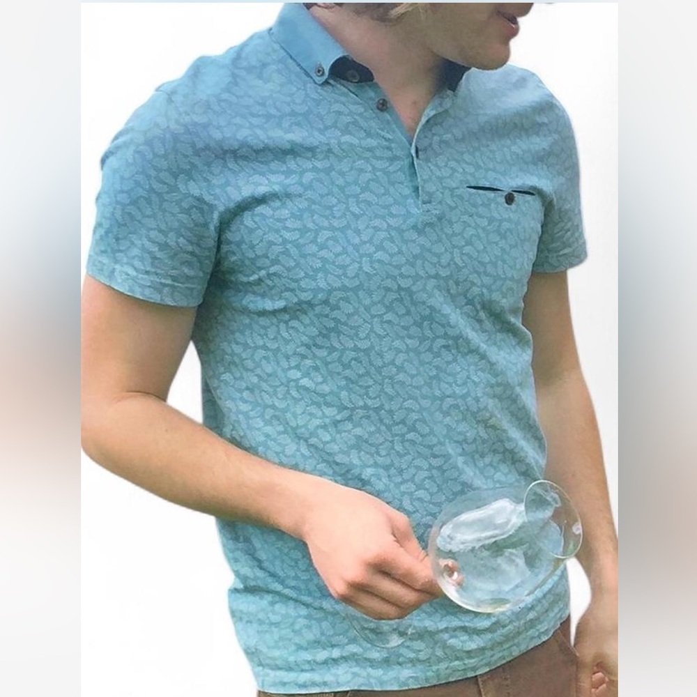 Ted Baker Light Blue Polo Shirt